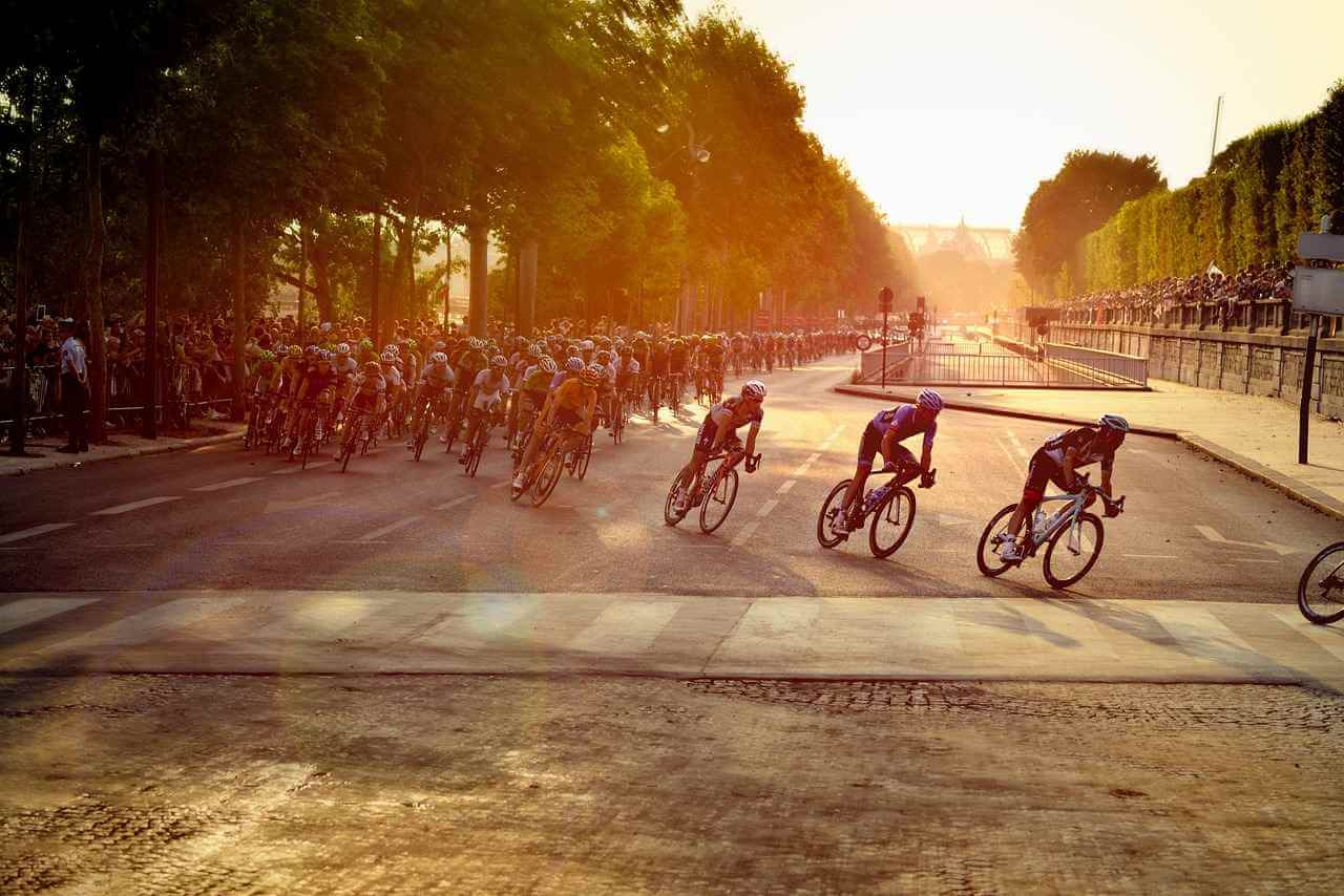 the tour de france race in paris
