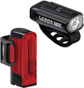 Lezyne Hecto Drive 500XL and Rear Bicycle Light Set