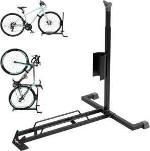 Bike Stand for Vertical and Horizontal Bike Storage